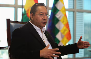 Arce llama a producir más y critica bloqueos como respuesta a las crisis