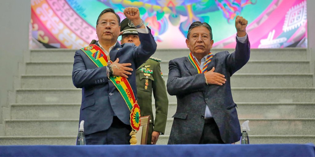 Arce llama a blindar el proceso de cambio en las elecciones y habla de “dos visiones” para el&nbsp;país